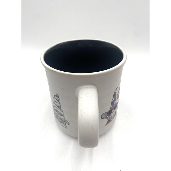 Cobwebs & Caldrons Happy Haunting Halloween 16 oz. Gnomes In Costumes Heavy Mug - Picture 6 of 10